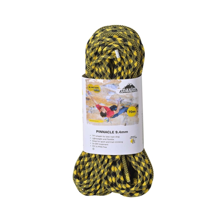 Lina Maxim PINNACLE 9.4 mm YELLOW BI PATTERN 2xDRY 70m